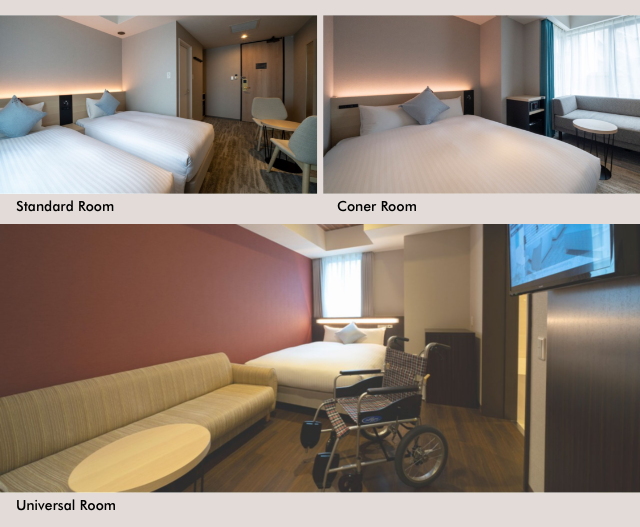 แนะนำห้องพักในโรงแรม Hotel Oriental Express Fukuoka-TENJIN