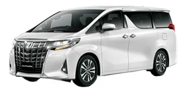 Toyota Alphard รุ่นใหม่ ด้านหน้า (PIT RENT A CAR)