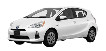 Toyota Aqua ด้านหน้า (TOKKO Rent a car)