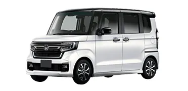 Honda N-BOX ด้านหน้า (Hachiiro RENT A CAR)