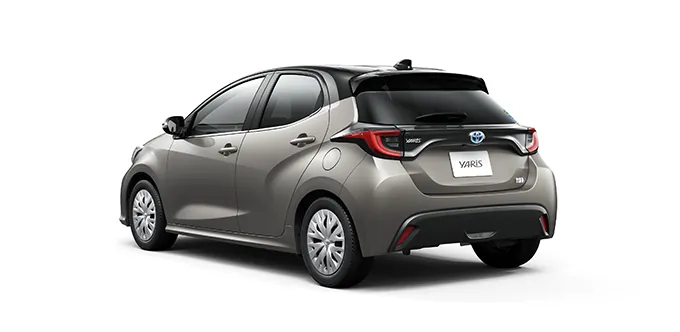 Toyota Yaris ด้านหลัง (TOYOTA Rent a Car)