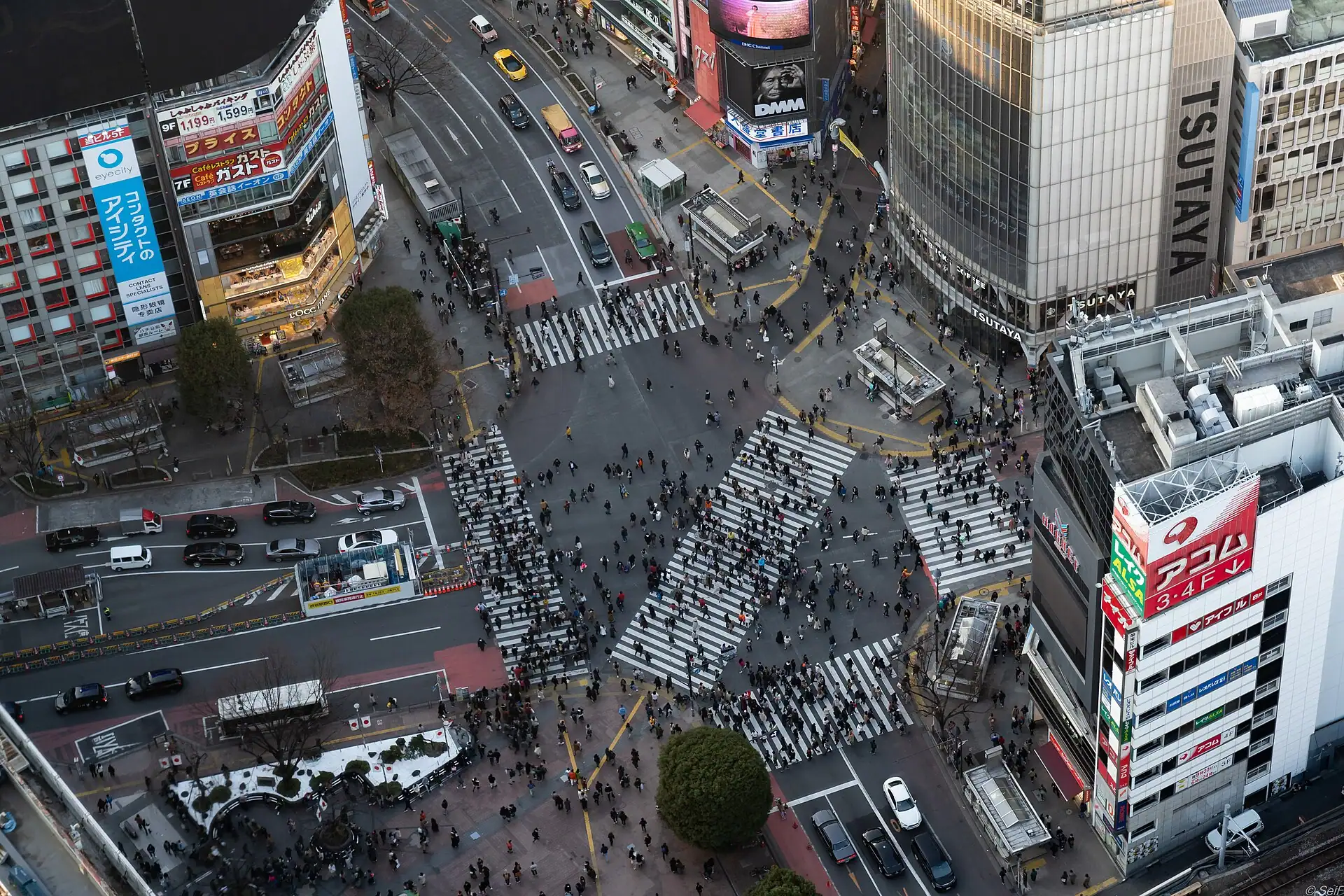 ห้าแยกชิบูย่ามองจากดาดฟ้า SHIBUYA SKY (ภาพ: Sei F from Tokyo, Japan / CC BY-SA 2.0)